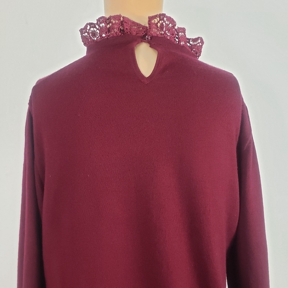 J.crew Merino wool long sleeves sweater size L - Picture 3 of 10